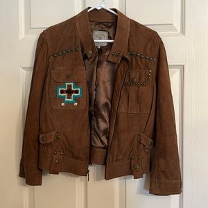 Double D ranch suede jacket